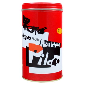 Healthful 黑師傅 捲心酥 花生口味 香甜濃郁 口感豐富  400g  1罐