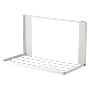 comet 免打孔 洗衣機/烘衣機 磁吸式 摺疊 置物架  1個  40 x 25 x 24cm  白色