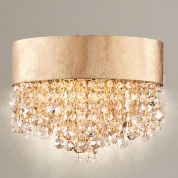 金箔K9進口水晶珠壁燈 F37-21-90051