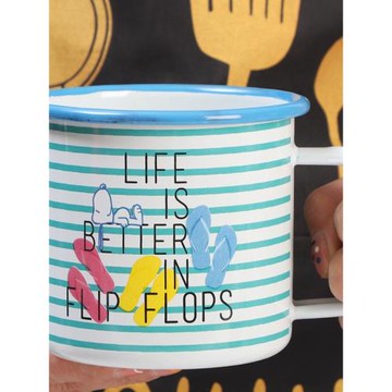 歐麗家琺瑯口杯老式鐵瓷搪瓷杯馬克杯兒童成人卡通口杯牛奶杯水杯