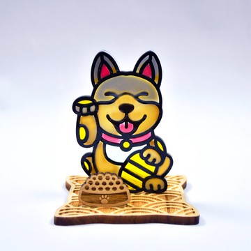 招福犬 唐狗 浪浪 座台式  蛇年 福貼 揮春 春聯 招財 招財貓