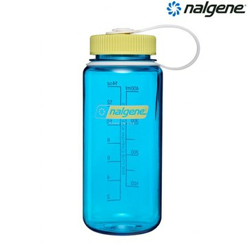 Nalgene 500cc 寬嘴水壺 Tritan Sustain 2020-2716 藍環礁/菊苣