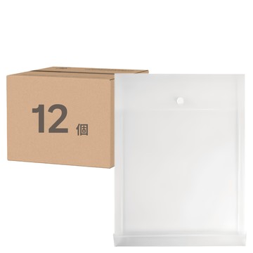 A5 直式黏扣公文袋 材質聚丙烯(P.P)  24 x 19.5cm  透明色  12個