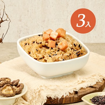 【冊子生活購】素油飯375g*3盒