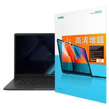YADI 亞第 增豔降反射 ASUS ExpertBook BM1 BM1403 專用 16：9 水之鏡保護貼  1片  14 吋