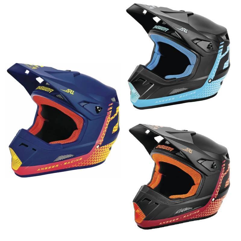 ANSR ANSWER オフロードモトクロスヘルメットXL ANSWER アンサー AR1 CHARGE HELMET オフロードヘルメット