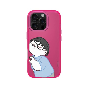 iPhone 16 Pro Clear 粉漾桃 - 於是日常了 - 高調閃光彈－比心NIO