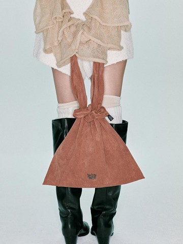 Scrunchie Drawstring Medium Hobo Bag