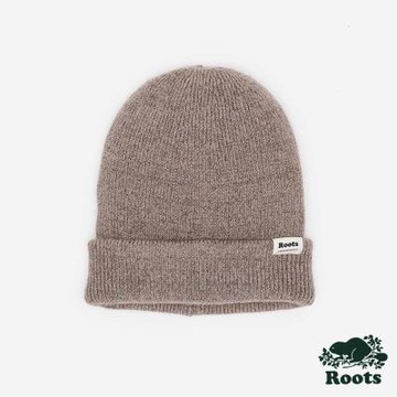 Roots 配件- COZY KNIT 毛帽-混色灰褐
