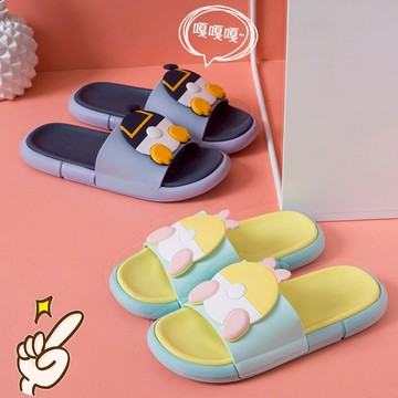拖鞋女夏季家居室內男士浴室洗澡用厚底踩屎感軟可愛靜音防滑涼拖