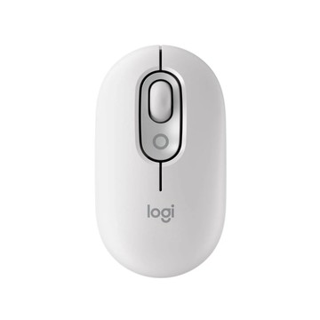 【 Logitech 羅技 】POP MOUSE 珍珠白 無線 藍牙 滑鼠
