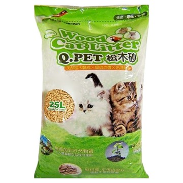 Q PET 松木砂 034170  25L  1包  松木香氣