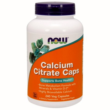 Calcium Citrate 240 Veg Caps by Now Foods