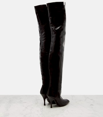 Khaite Colt 100 leather over-the-knee boots