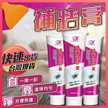【牆面修覆膏】牆面修補膏 裂縫修復 補牆膏 裂痕膏 補牆漆 填縫劑 補縫劑 防水補牆膏 壁癌補土縮袋 塑膠膜 修補膏