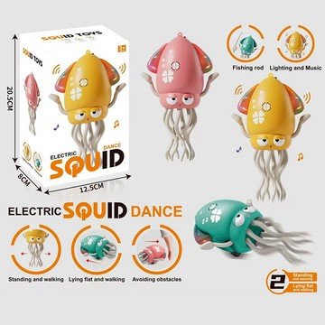 【苗栗現貨&含發票】跳舞章魚 跳舞魷魚 魔性章魚 扭扭章魚 會跳舞的章魚 兒童魔性電動玩具