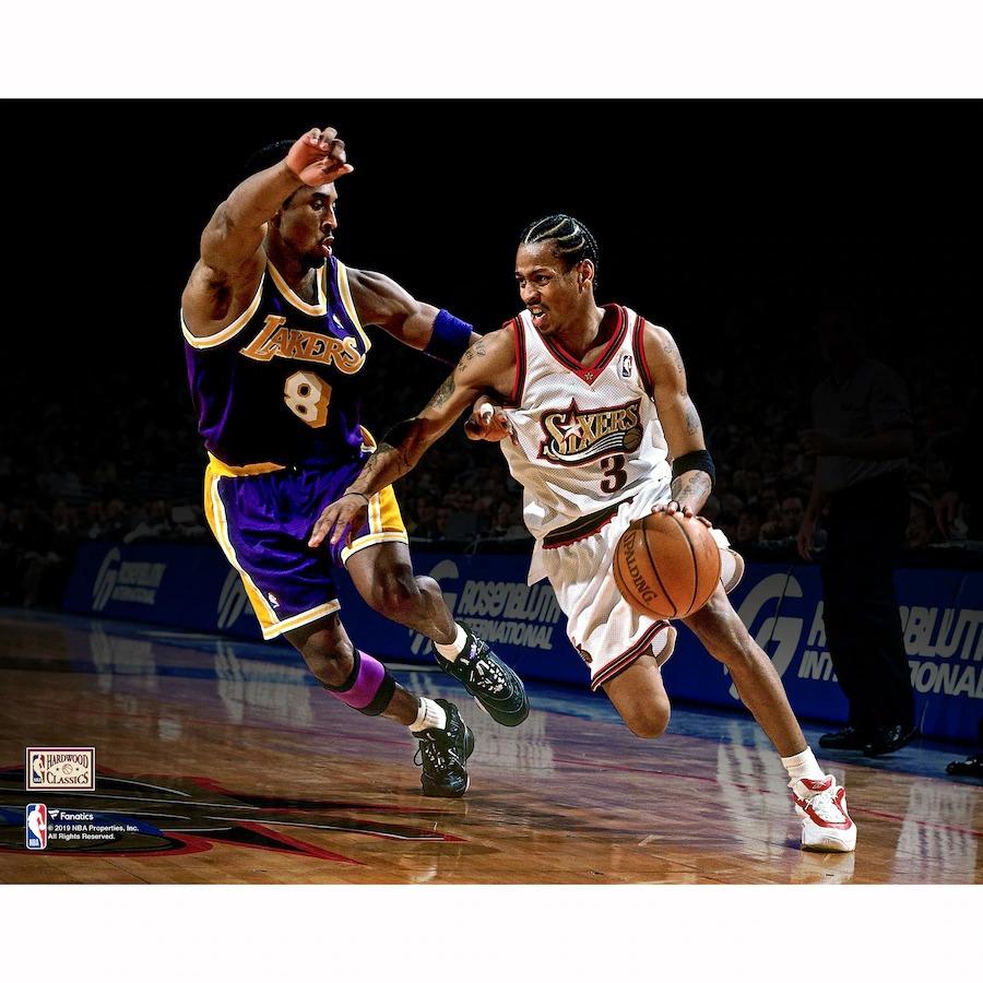 NBA アレン・アイバーソン コービー・ブライアント 76ers フォト Unsigned Driving vs Kobe Bryant  Photograph Fanatics Authentic | LINEブランドカタログ