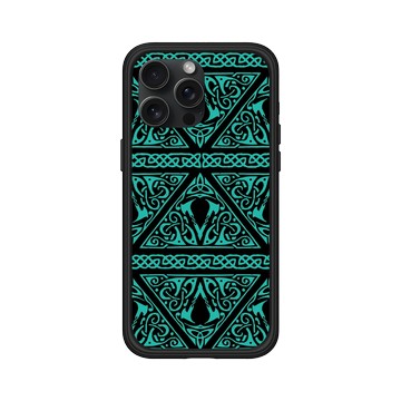 iPhone 15 Pro Max Mod NX 黑 - Assassin's Creed - Valhalla - Crest Pattern