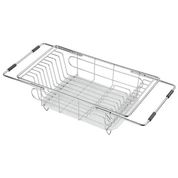 【DAY&DAY】日日衛浴 304不鏽鋼 可調式水槽碗盤籃(附滴水盤) ST3013TD