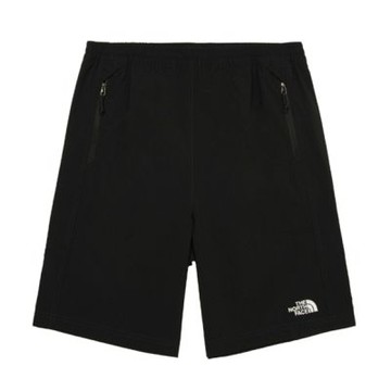 The North Face 北臉 短褲 男 休閒褲 防曬 抗紫外線 M CRINKLE WOVEN WIND SHORT 黑 NF0A8BWPJK3