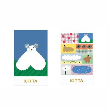 KING JIM KITTA隨身攜帶和紙膠帶 第15彈/ 漫步/ 島村光設計款