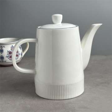 i go home水壺手沖咖啡壺陶瓷簡約歐式早餐器具茶壺商用水具7260