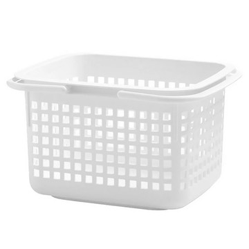 Hachiman Kasei 八幡化成 置物收納提籃 PP塑料 容量約 23L  42 x 35 x 25cm  雲朵白  1組