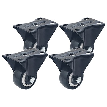 超靜音萬向旋轉活動輪 平底活動款  4個  25 x 40 x 7mm