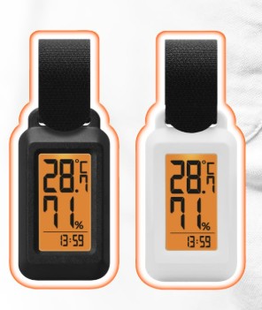 dretec 攜帶型溫濕度計 5秒測量  溫度計 濕度計 戶外 外出 中暑 隨時掌握溫度 日本代購