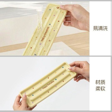 闆娘嚴選👍窄縫鍋蓋收納墊 矽膠瀝水墊 防水鍋蓋墊 隔熱防滑兩用 廚房置物墊 硅膠檯面鍋蓋瀝水墊鍋蓋架 硅膠廚房檯面鍋鏟