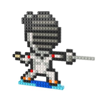 Pizel 奧運香港運動員- 劍擊 點陣像素立牌擺設