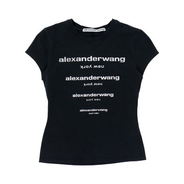 alexanderwang 水晶漸層標誌貼身T恤