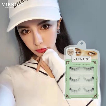 【台灣出貨🇹🇼】VIENICO靈動系列NO.19自然稍濃魅惑 眼尾小簇加密 放大雙眸 假睫毛