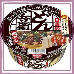 日清食品 日清のあっさりおだしがおいしいどん兵衛 肉だしうどん 72G ×12個