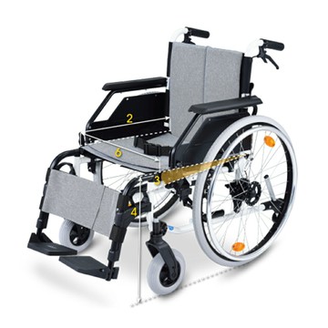 來而康 光星 NOVA 輪椅 Caneo E 手動輪椅 調整移位型輪椅 輪椅補助B款附加A款 贈輪椅置物袋 介護輪椅 移位輪椅 鼓剎版輪椅