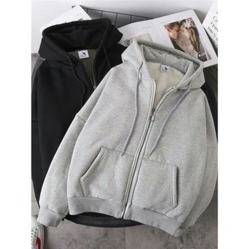 日系拉鏈衛衣男港風早秋季潮流開衫上衣韓版潮流寬松百搭休閑外套