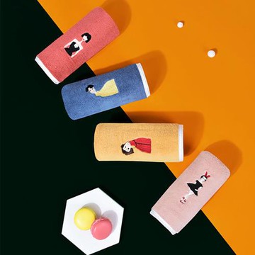 CS22 摩登雅痞珊瑚絨刺繡浴巾(小資族2入組合)