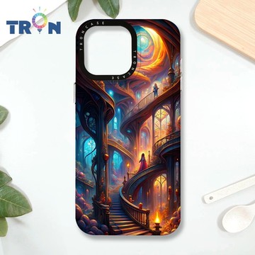 TRON IPHONE 16 PRO MAX 樓梯與少女 MAGSAFE 磁吸 防摔 太空殼 透黑 手機殼