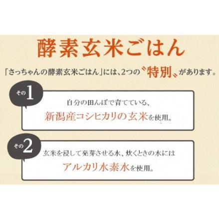 ふるさと納税 さっちゃんの 酵素 玄米 ごはん「冷凍タイプ」70g×2個×7パック コシヒカリ おにぎり 健康 美容 1F08009 新潟県阿賀野市