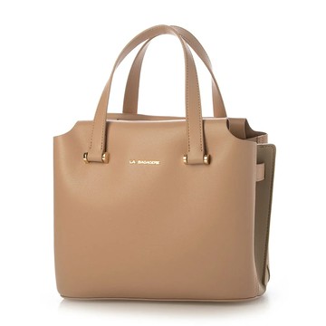 LA BAGAGERIE 皮革兩用托特包（小/粉紅）_廠商直送
