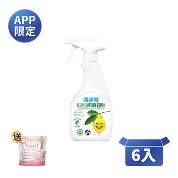 清淨海箱購組 環保廚房清潔劑 500g*6