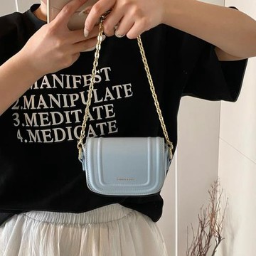 包包女2025新款四季斜挎鏈條包白色精致小眾質感迷你包超火小方包