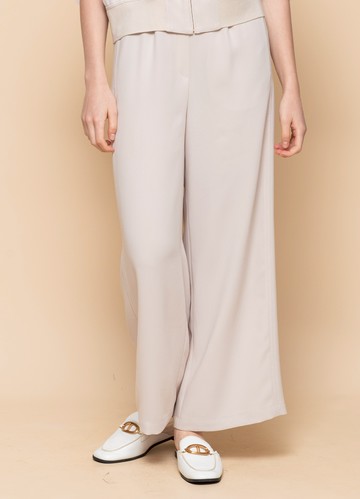 個性率感厚雪紡直筒寬褲