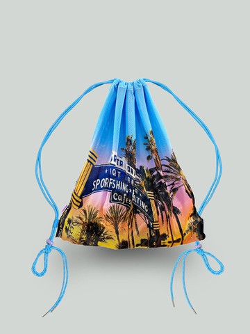 Santa Monica Mesh Bag - Pink Sunset