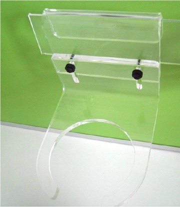 新款開口式亞克力過濾網袋支架可調節高底 4寸   K-105