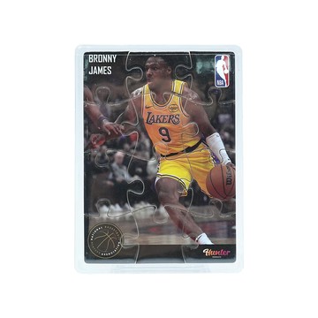 HUNTER TOYS NBA 球員拼圖卡 BRONNY JAMES