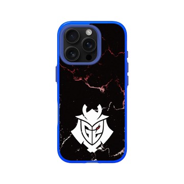 iPhone 16 Pro Clear 激光藍 - G2 Esports - G2 Logo Marble