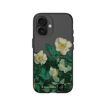 iPhone 16 Clear (相機按鈕) 酷墨灰 - Van Gogh Museum - 野玫瑰