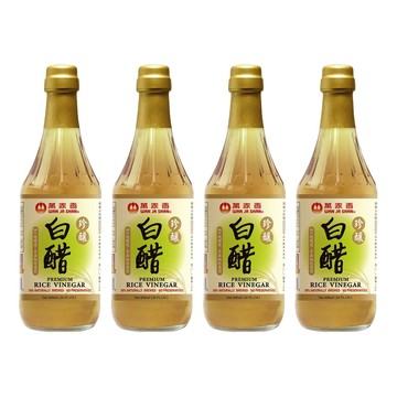 萬家香 珍釀白醋  600ml  4瓶