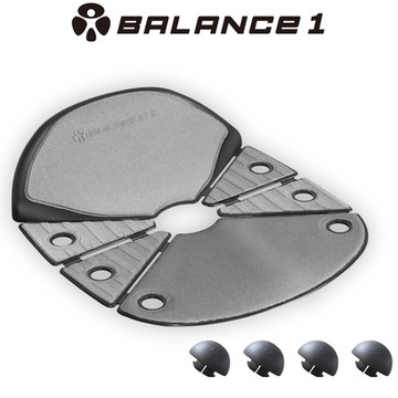 BALANCE 1 人體工學摺疊式按摩坐墊- 銀色